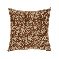Saffron Block Print Pillow [20" x 20"]