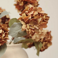 Hydrangea Spray [Autumn - Burnt Orange]