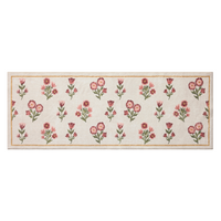 Clove CLO-02 (Chris Loves Julia × Loloi) Bath Mat [Ivory/Rose]