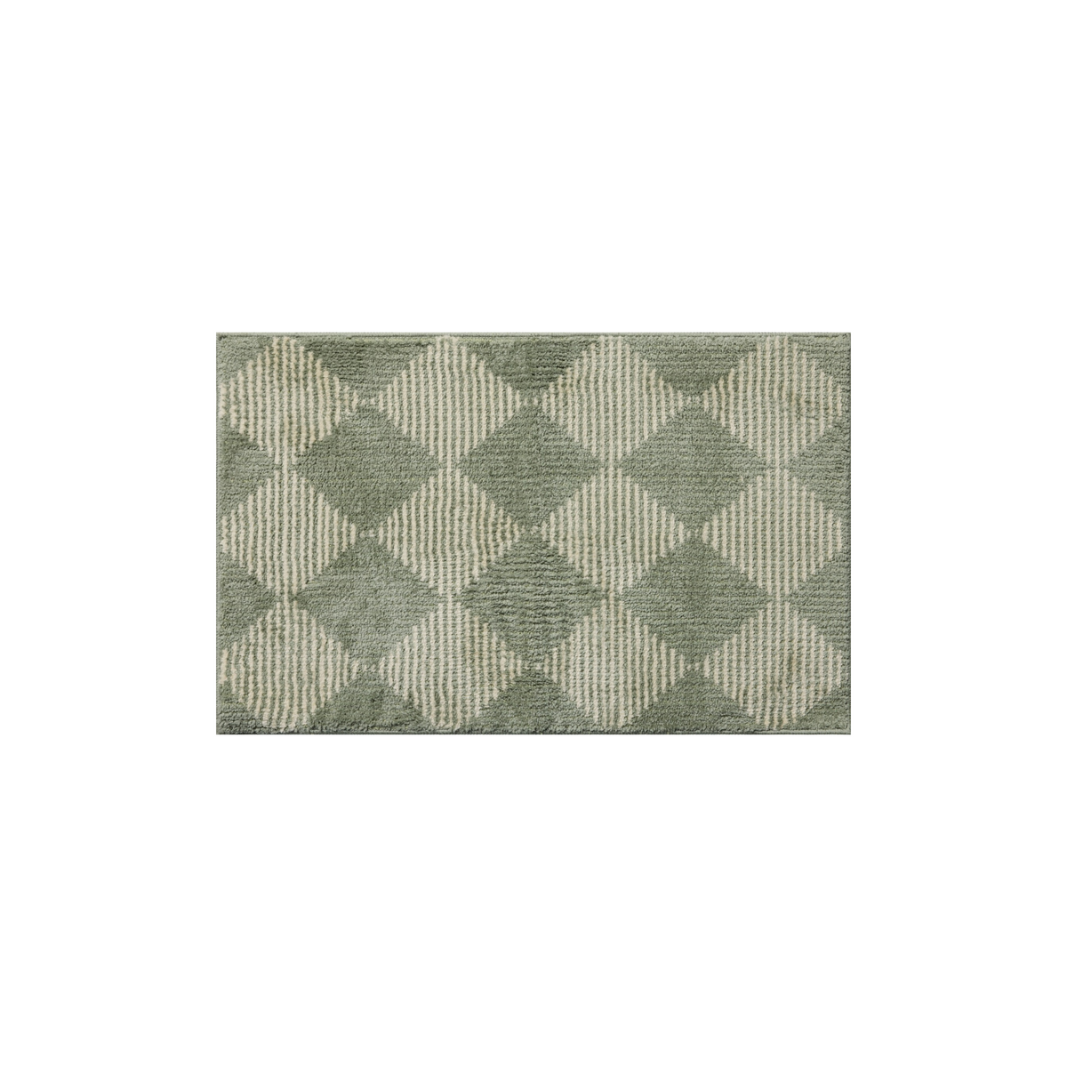 Lawrence (Chris Loves Julia × Loloi) LAW-01 Bath Mat [Mist/Ivory]