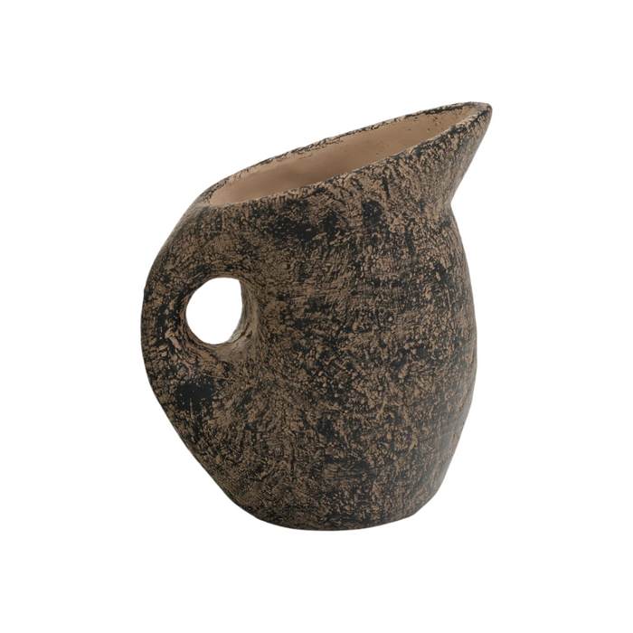 Pitcher Vase - Antique Textured Cement