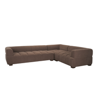Warner Channel Small 3-PC Sectional [Brown]