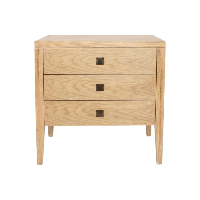 Hurst 3-Drawer Nightstand