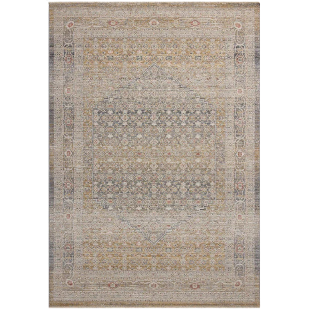 Ida IDA-02 (CJ) Stone/Gold Rug