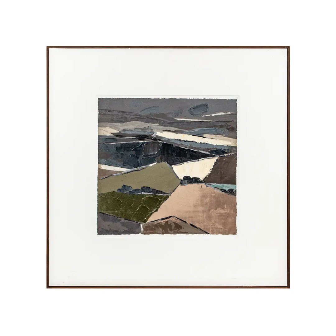 Valley Framed Painting [40"W x 40"H]