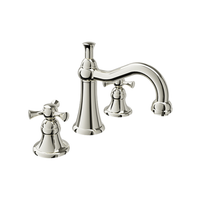 Eva B71 8" C-C Polished Nickel Lavatory Faucet [Drain Included]