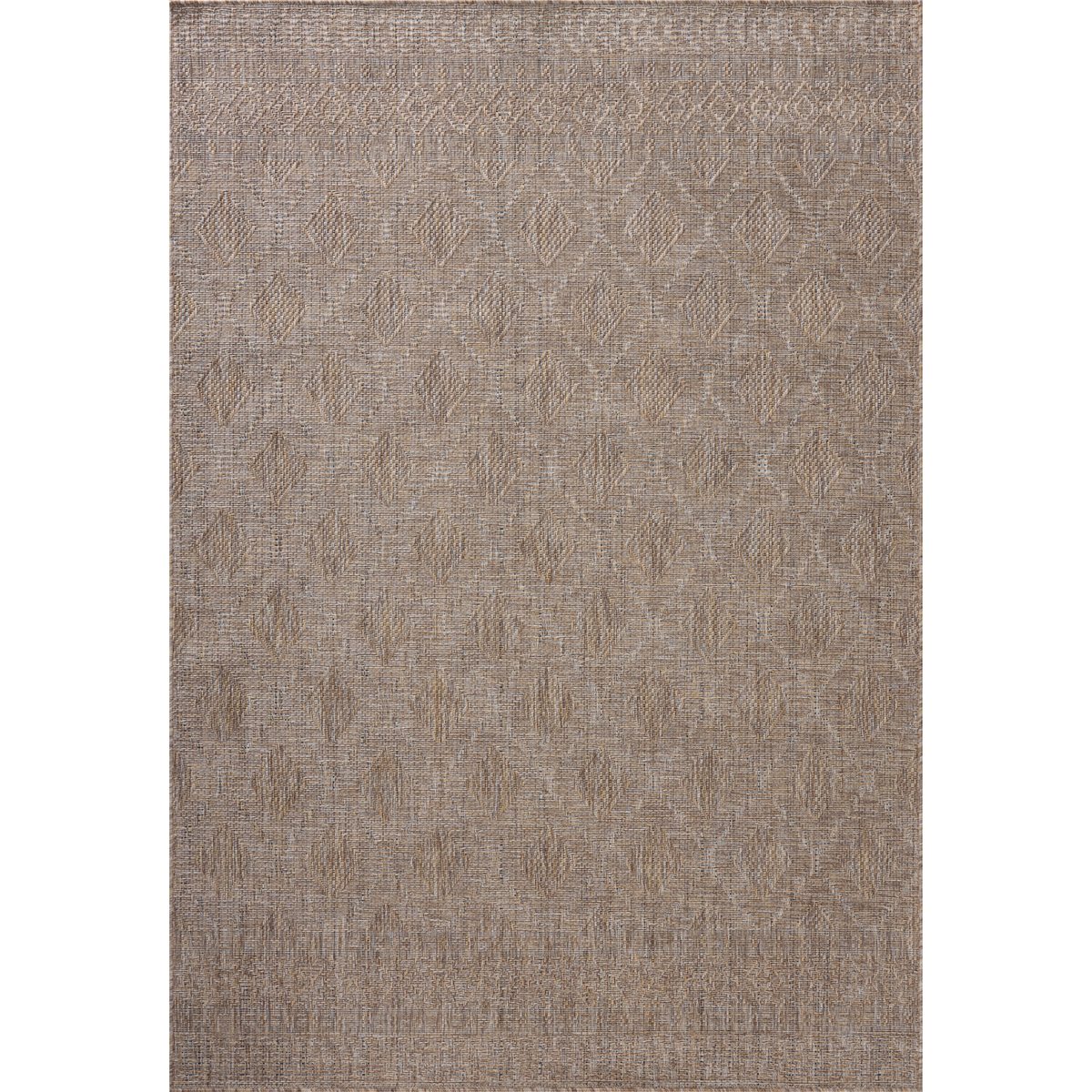 Topanga (Amber Lewis × Loloi) TOP-06 Indoor/Outdoor Rug [Natural/Mist]
