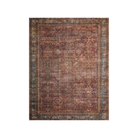 Brick/Blue Layla 01 Rug
