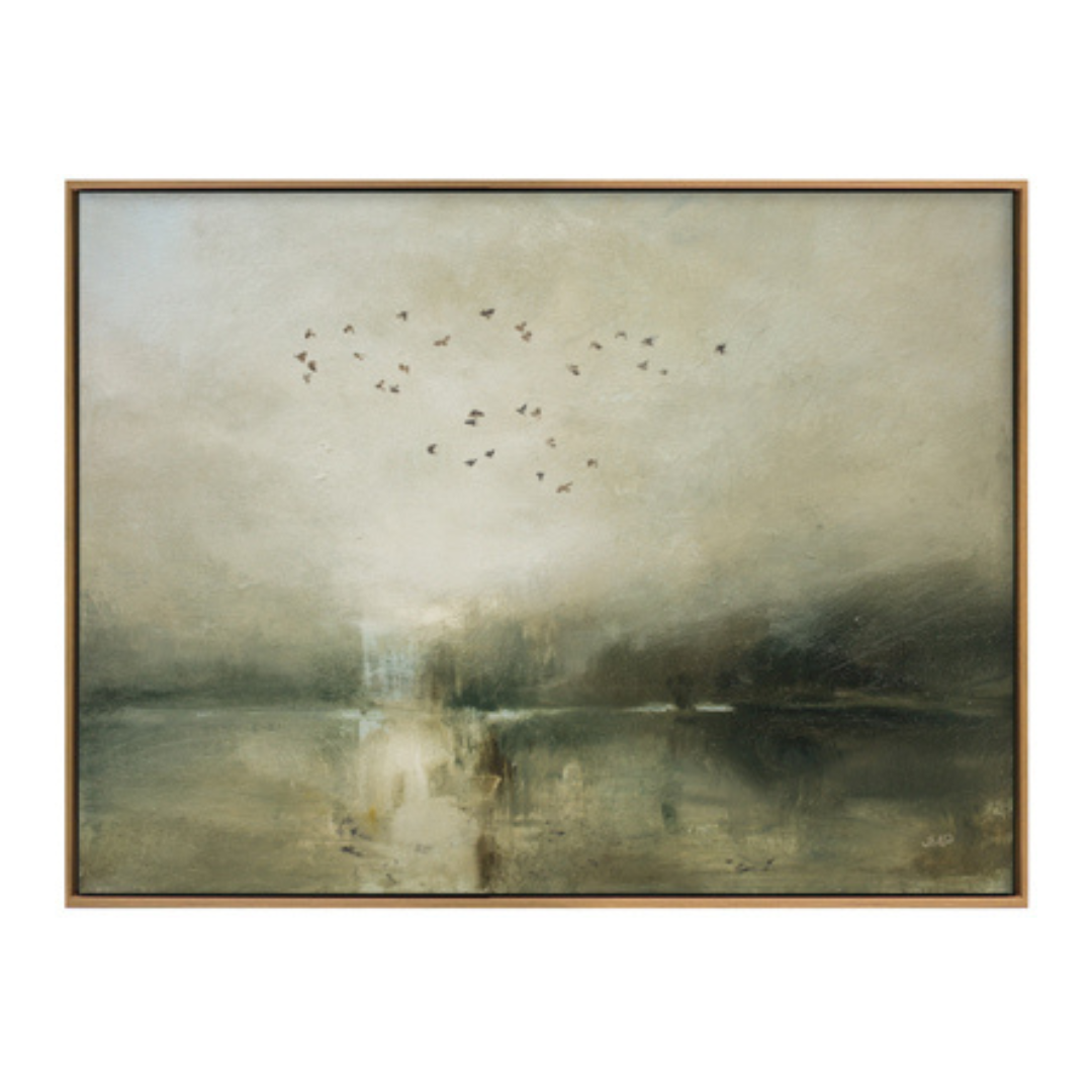 Evening Flight - 36" x 48" Framed Acrylic