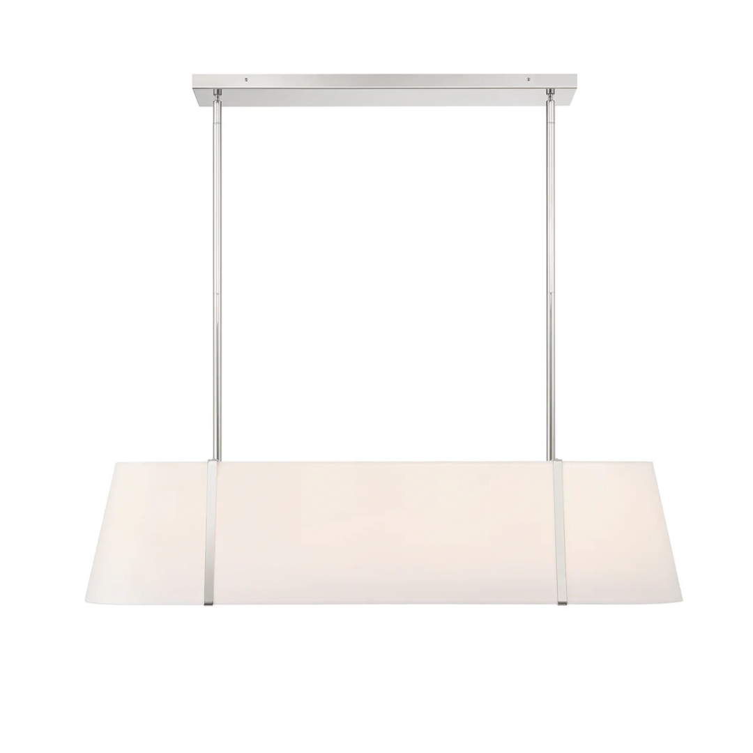 Fulton 4 Light Linear Oval Chandelier