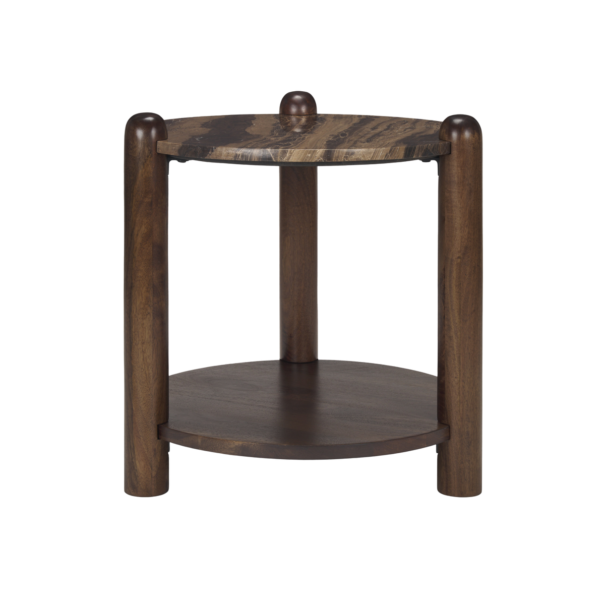 Jovia Marble-Top Side Table
