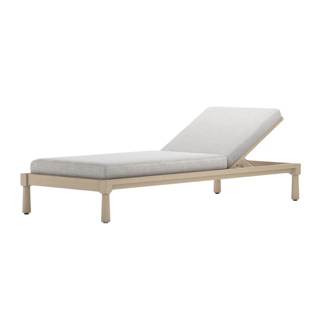 Walker Outdoor Chaise - Washed Brown