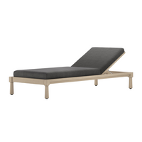 Walker Outdoor Chaise - Washed Brown