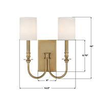 Lloyd 2 Light Sconce