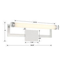 Clinton Integrated LED Picture/Vanity Light