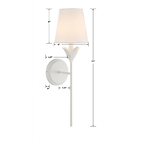 Broche 1 Light Sconce I