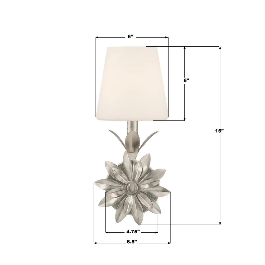 Broche 1 Light Sconce II