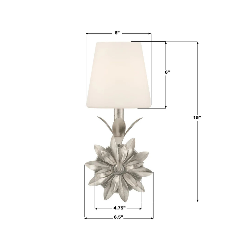 Broche 1 Light Sconce II