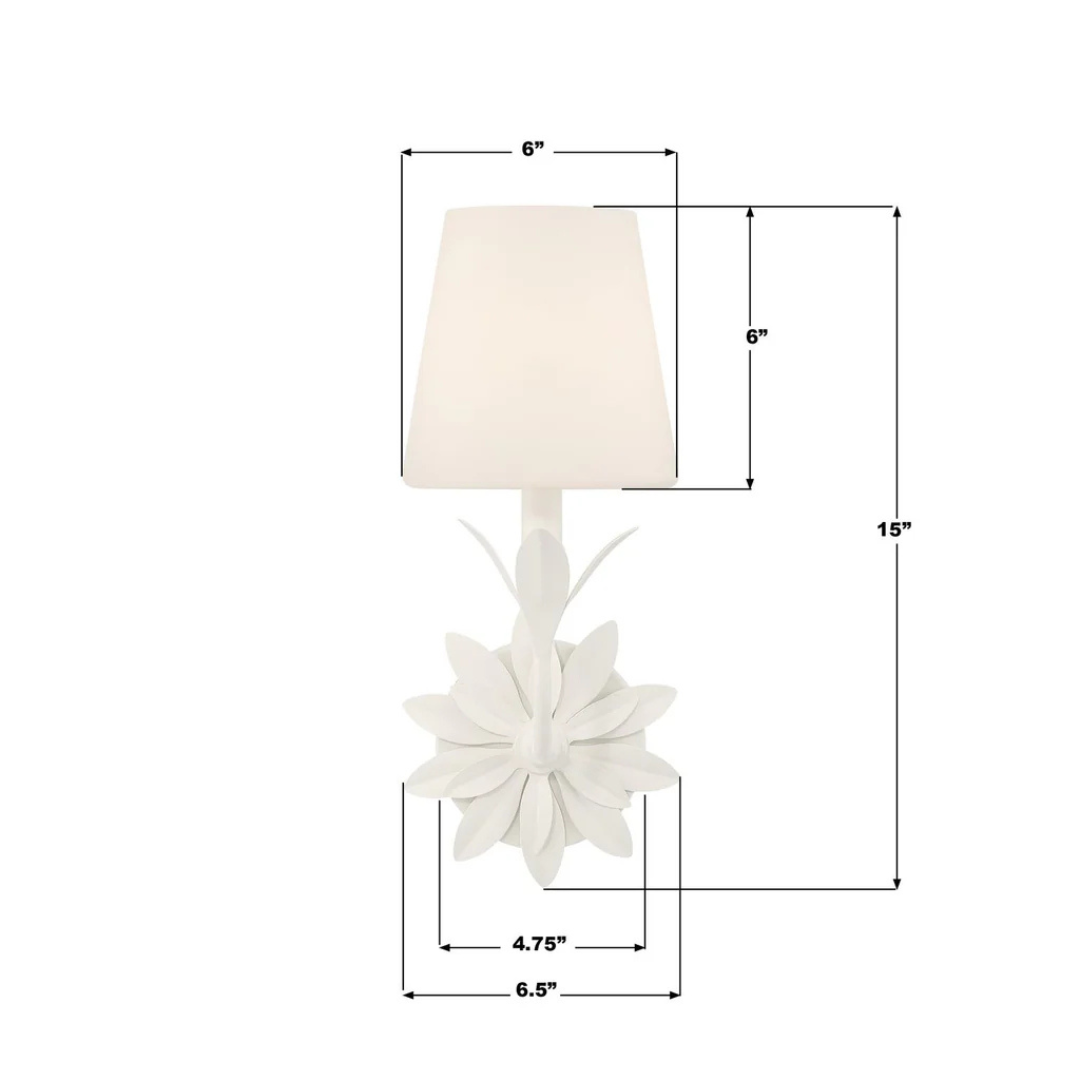 Broche 1 Light Sconce II