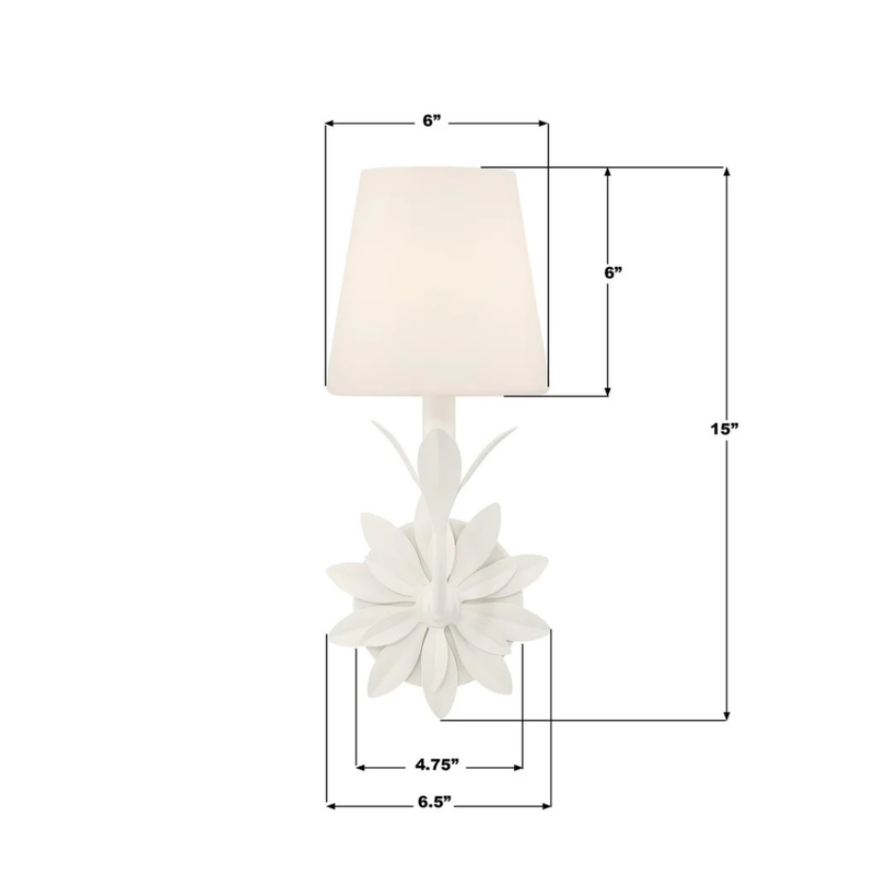 Broche 1 Light Sconce II