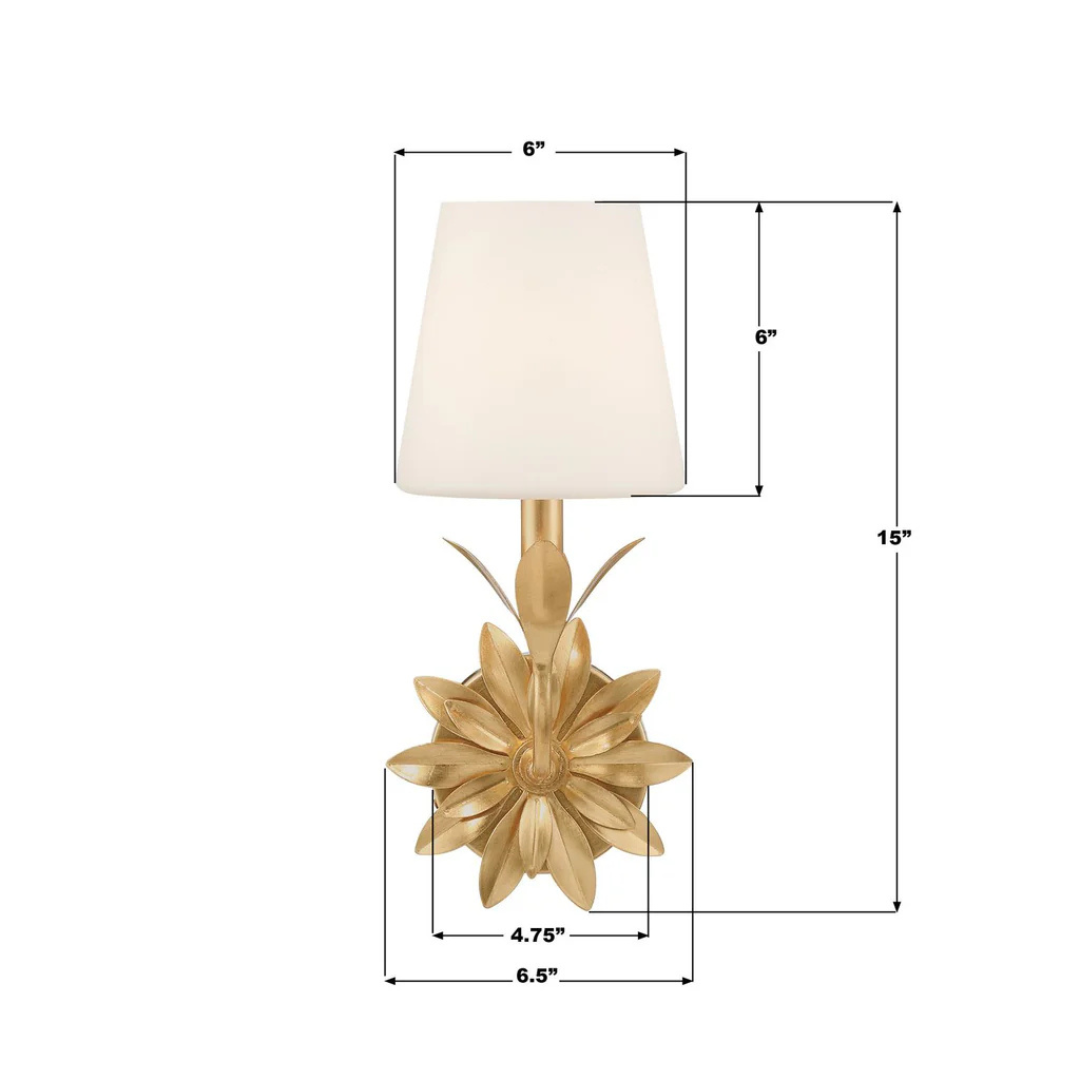 Broche 1 Light Sconce II