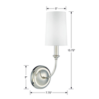 Libby Langdon Sylvan 1 Light Sconce [Tall Shade]