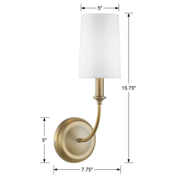 Libby Langdon Sylvan 1 Light Sconce [Tall Shade]
