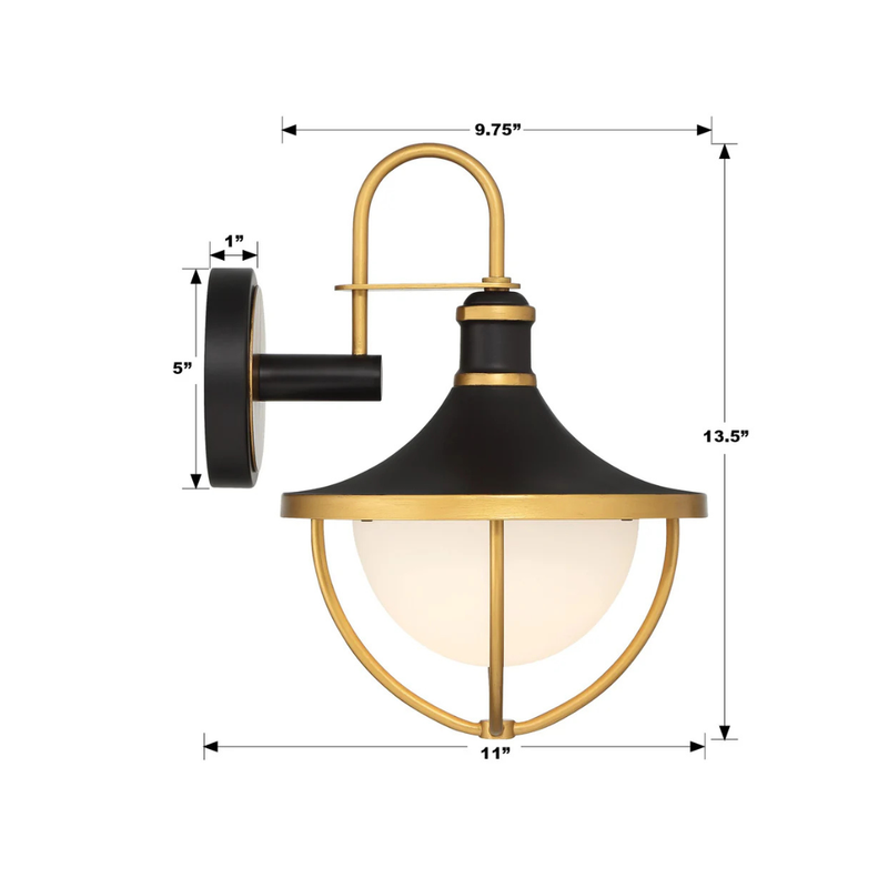 Atlas 1-Light Outdoor Sconce