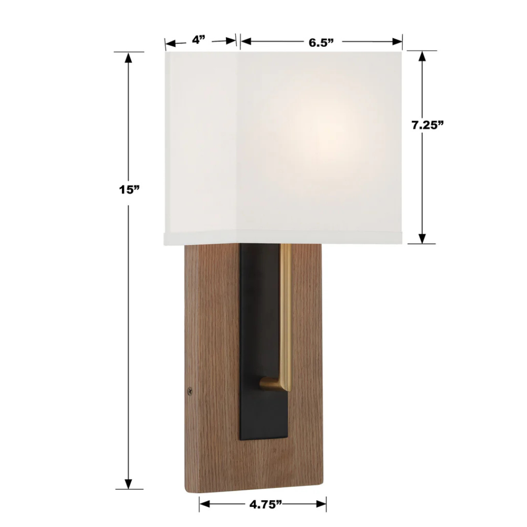 Brent 1-Light Sconce