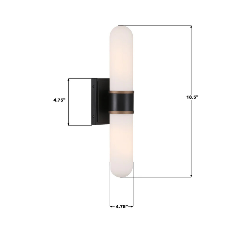 Capsule 2 Light Sconce