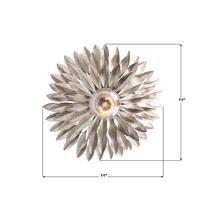 Broche 1-Light Florette Sconce