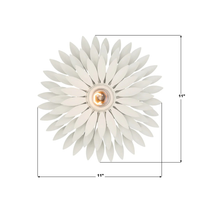 Broche 1-Light Florette Sconce