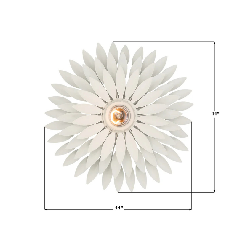 Broche 1-Light Florette Sconce