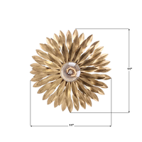 Broche 1-Light Florette Sconce