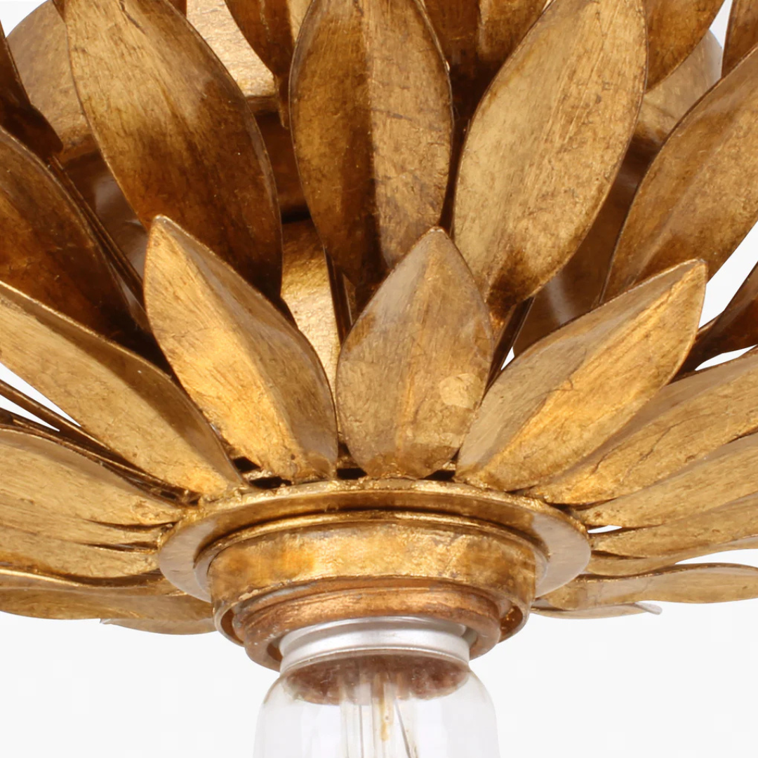 Broche 1-Light Florette Sconce