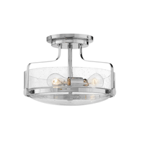 Harper 14.5" Semi-Flush Mount [Clear]