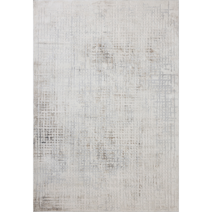 Hollis HOL-03 Ivory/Stone Rug