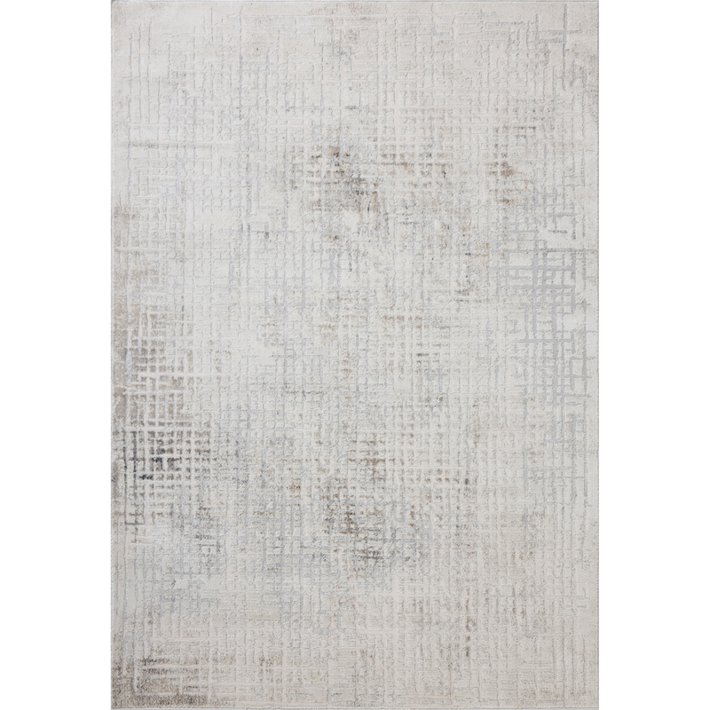Hollis HOL-03 Ivory/Stone Rug
