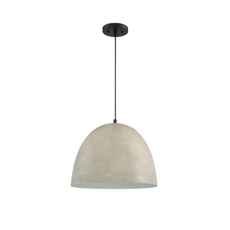 1-Light Concrete Pendant