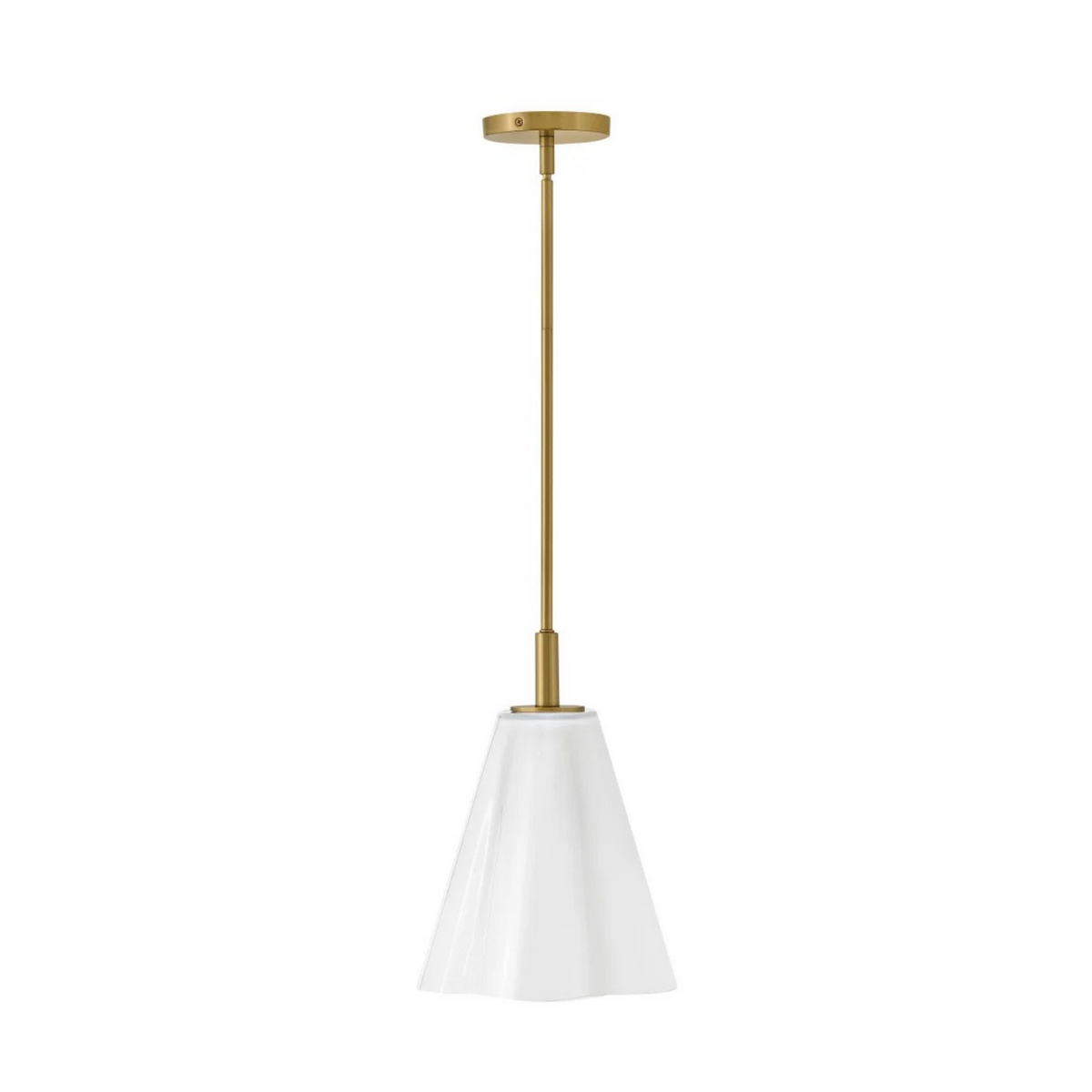 Honey 11" Scalloped Pendant