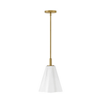 Honey 11" Scalloped Pendant