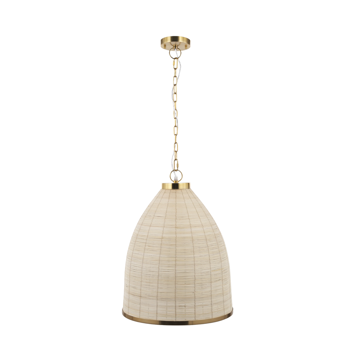 Saliha Handwoven Cane Pendant Light