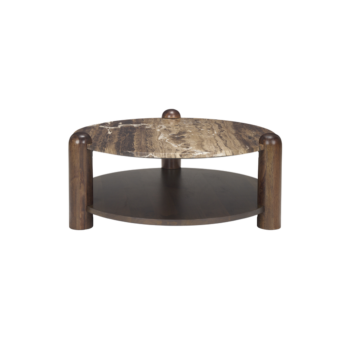 Jovia Marble-Top Coffee Table