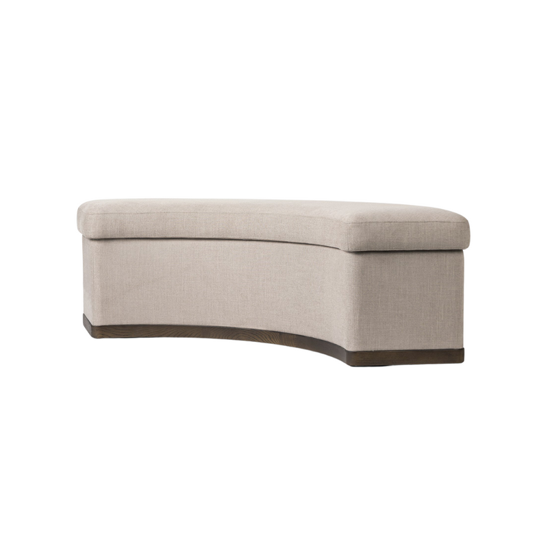 Cedric Curved Dining Bench