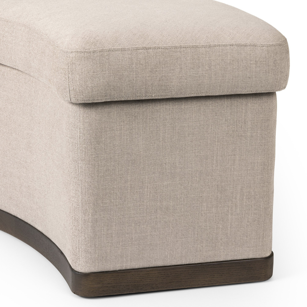 Cedric Curved Dining Bench