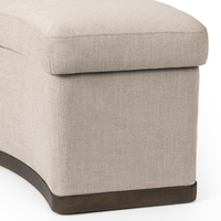 Cedric Curved Dining Bench