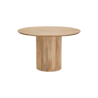 Cylinder Round Dining Table