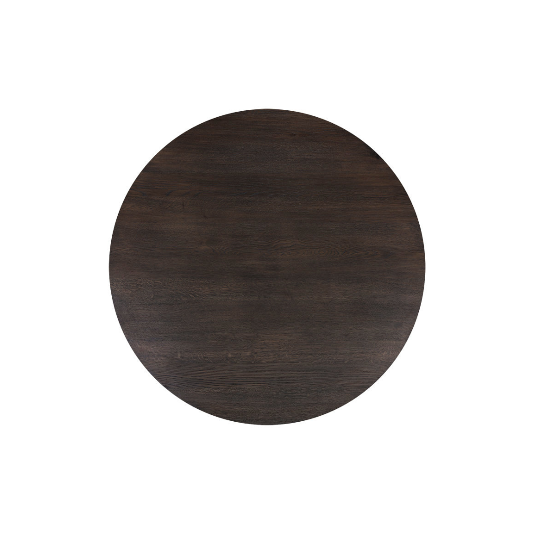 Eleanor 54" Round Dining Table [Dark Brown]