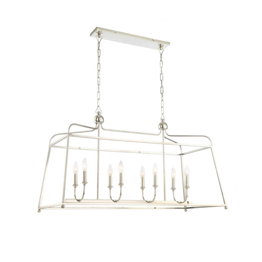 Libby Langdon Sylvan 8 Light Linear Chandelier