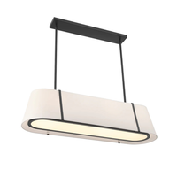 Fulton 4 Light Linear Oval Chandelier